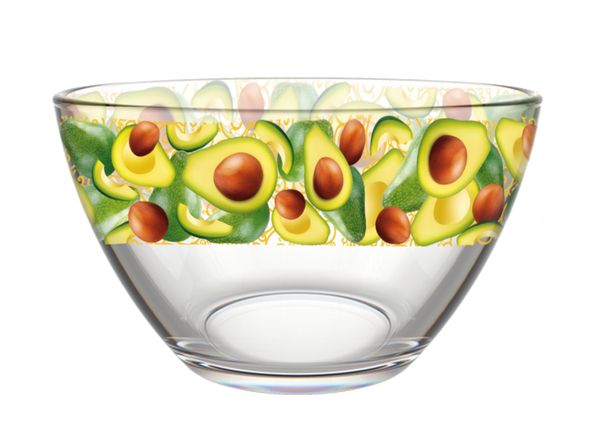 Salad bowl art. 326/1-D (Avocadus)